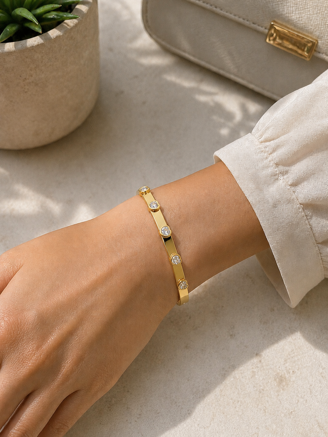 Celeste Crystal Anti-Tarnish Bracelet (Baby Size)