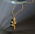 Anti Tarnish Rose Necklace