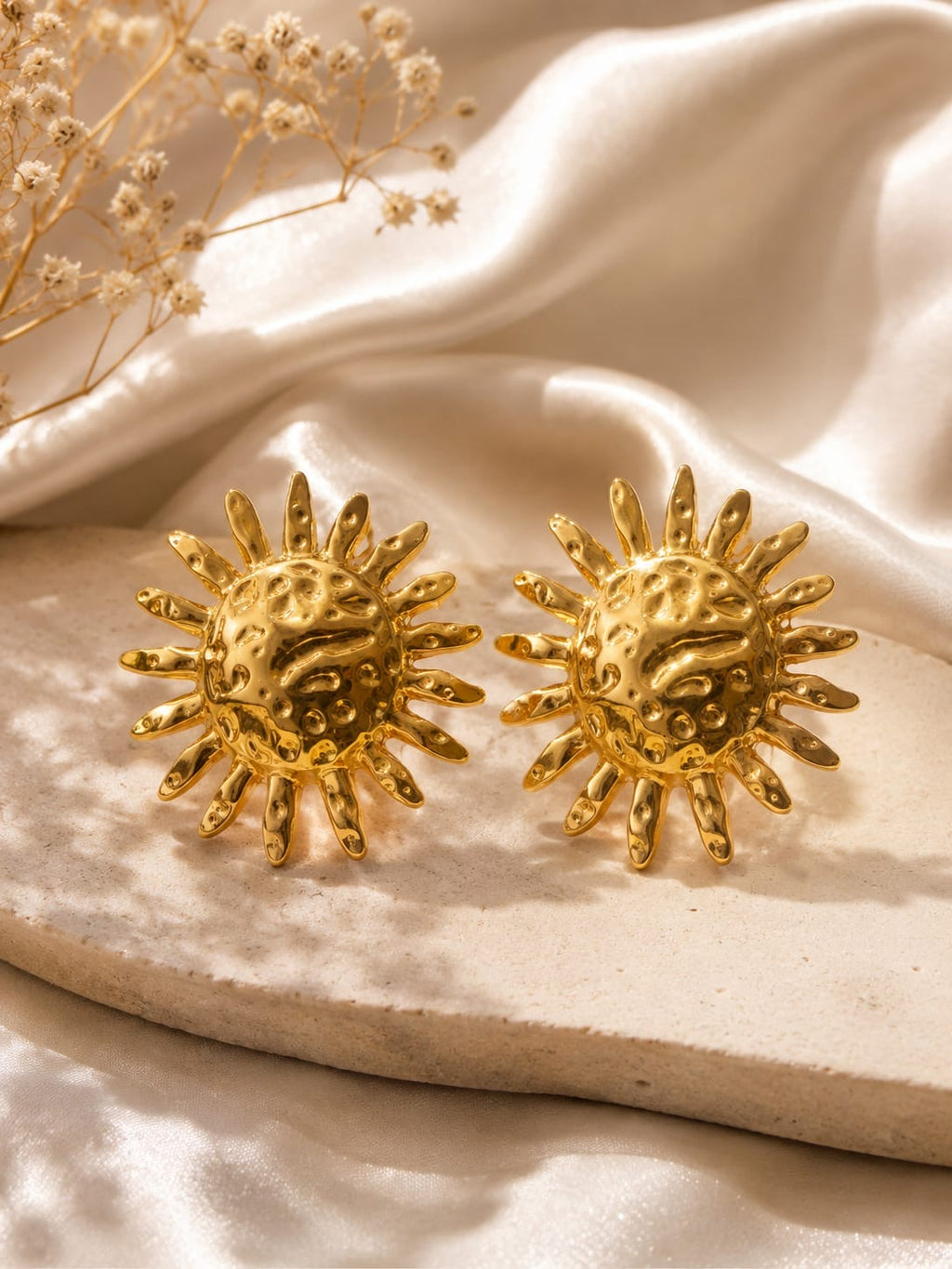 Boho Sun Gold Earrings