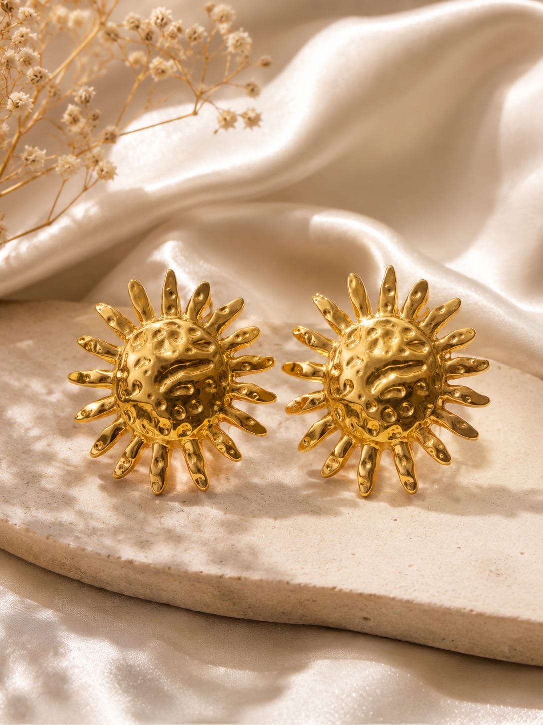 Boho Sun Gold Earrings