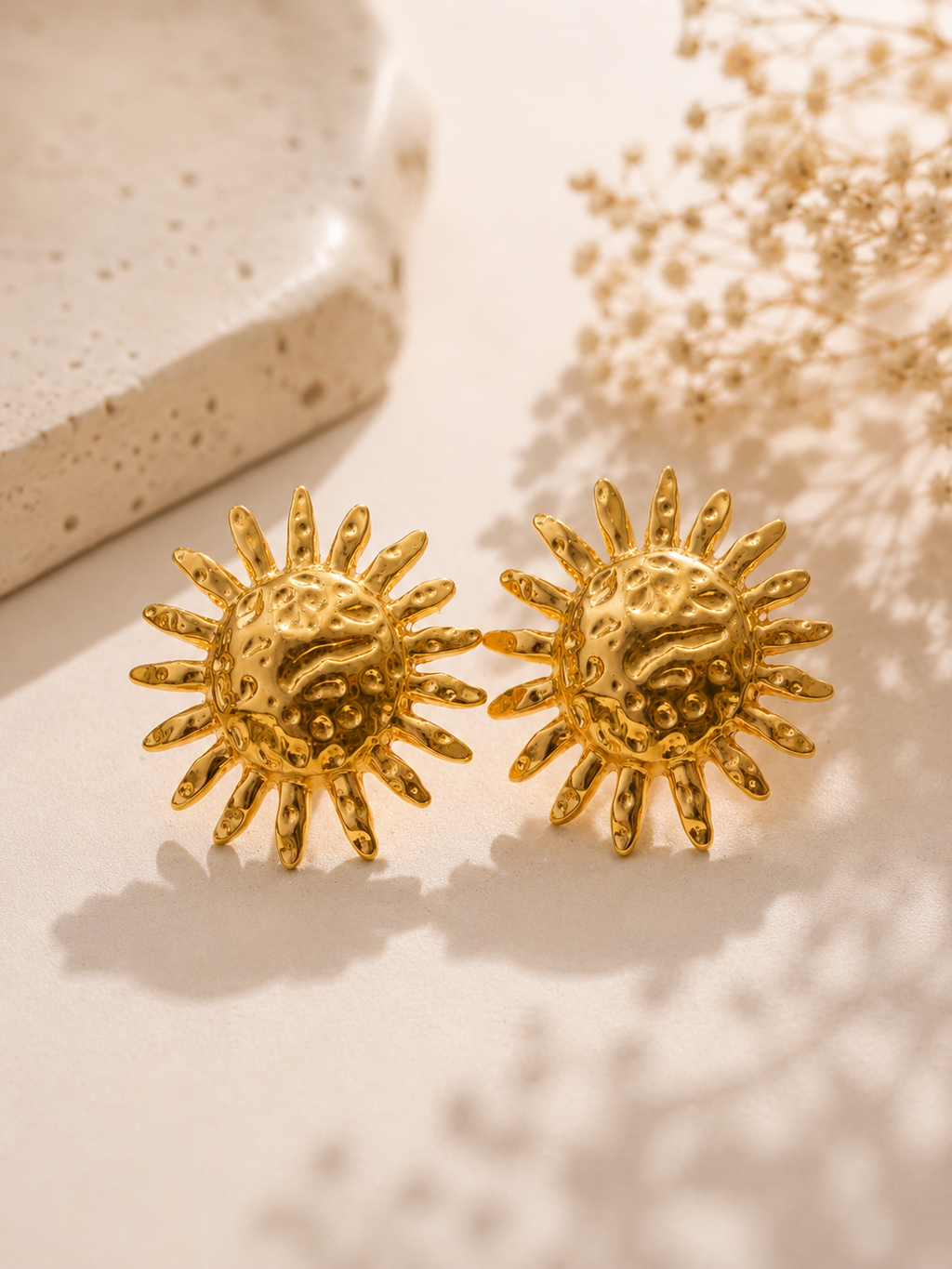 Boho Sun Gold Earrings