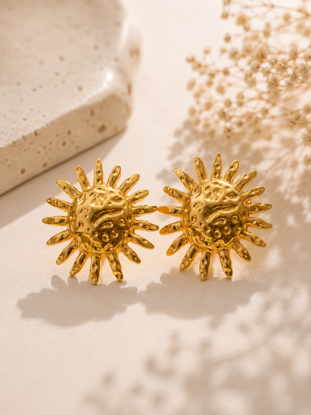 Boho Sun Gold Earrings