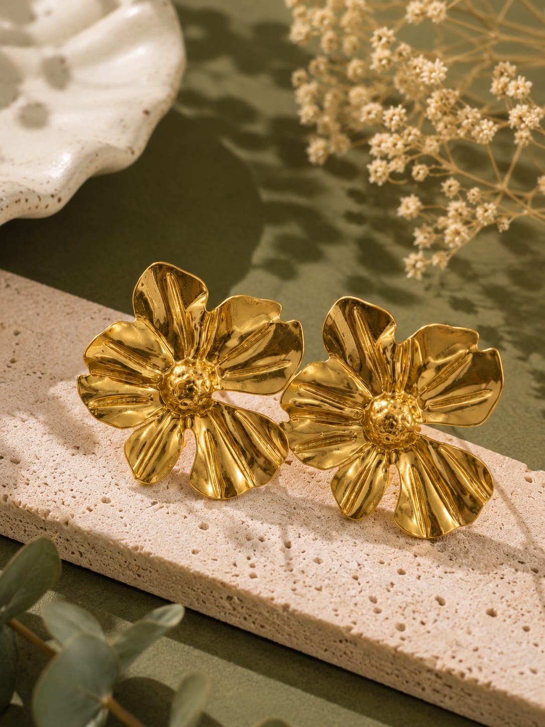 Bloom Petal Stud Earrings