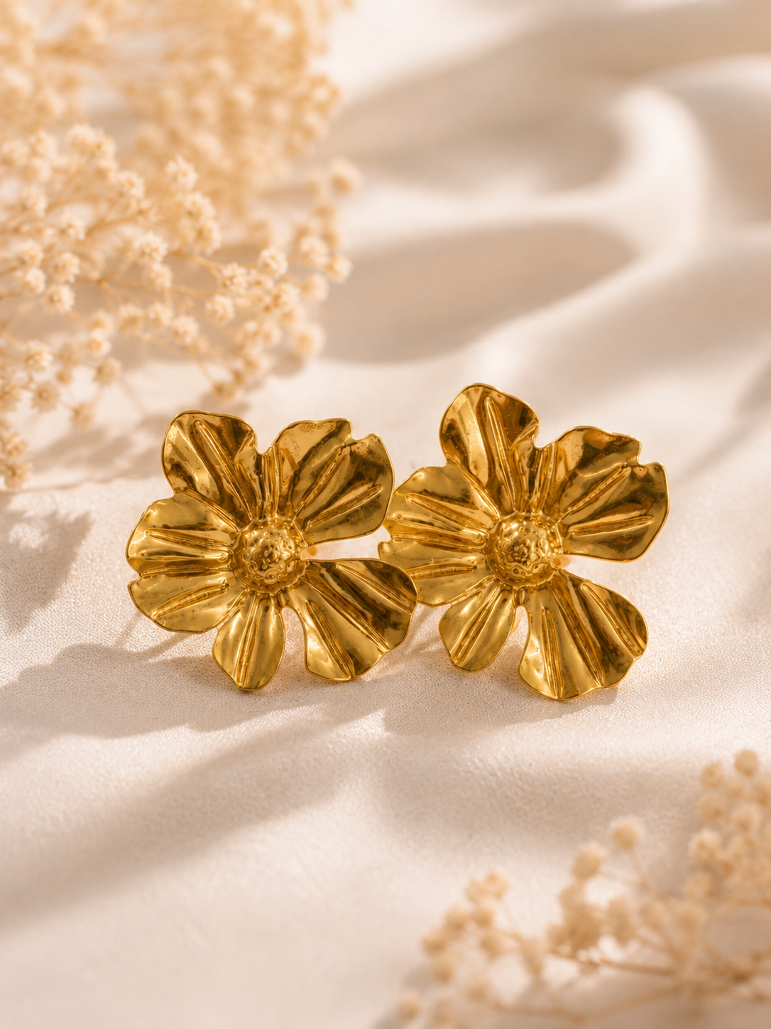 Bloom Petal Stud Earrings