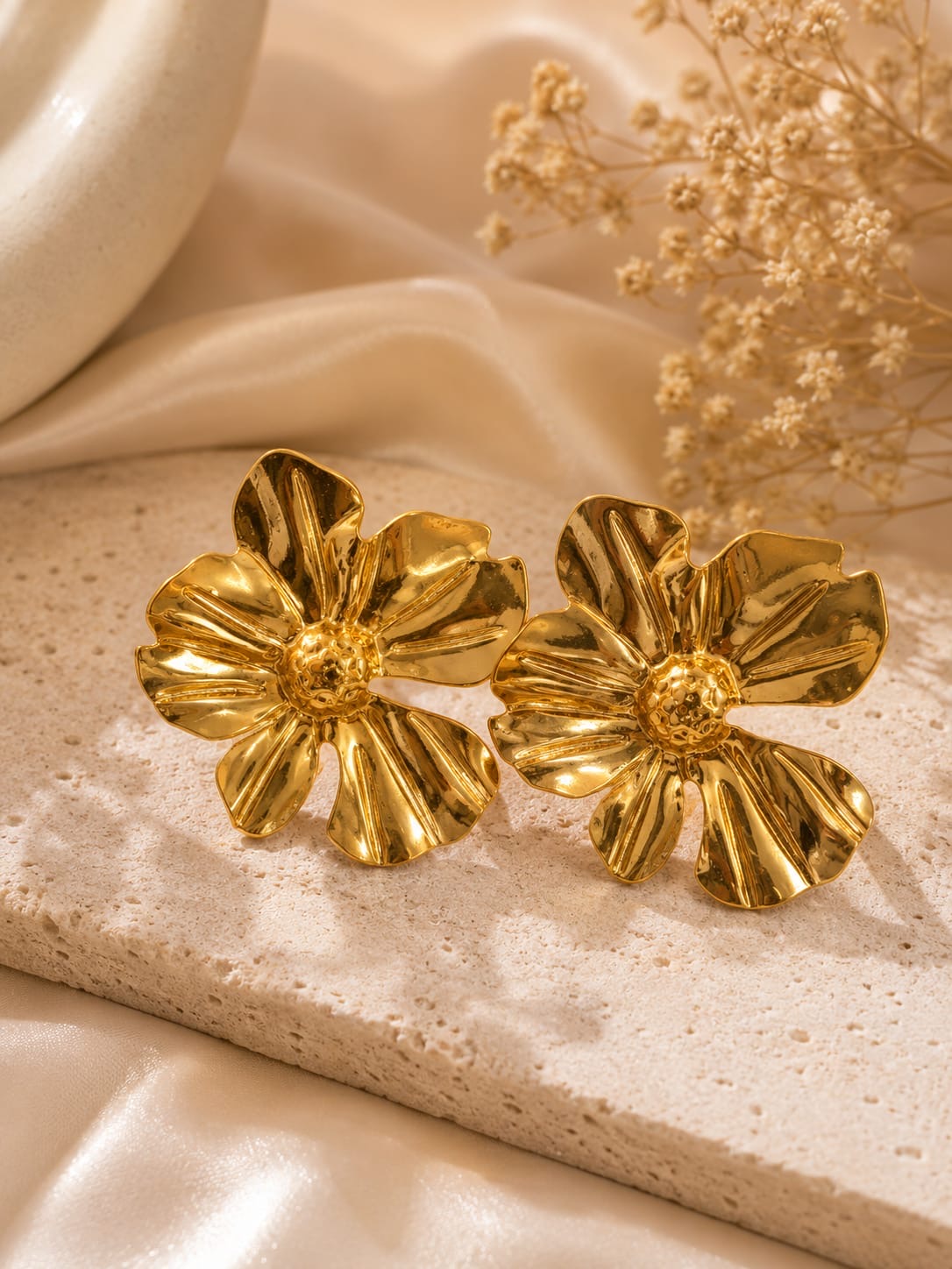 Bloom Petal Stud Earrings