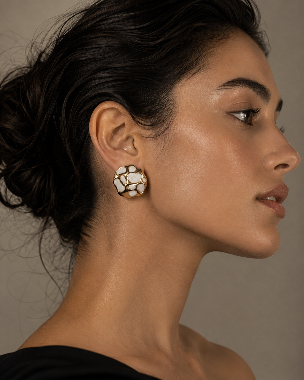 Mosaic Dome Statement Studs
