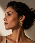 Molten Abstract Statement Studs