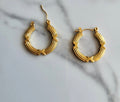 Aurora Ribbed Hoop Earrings
