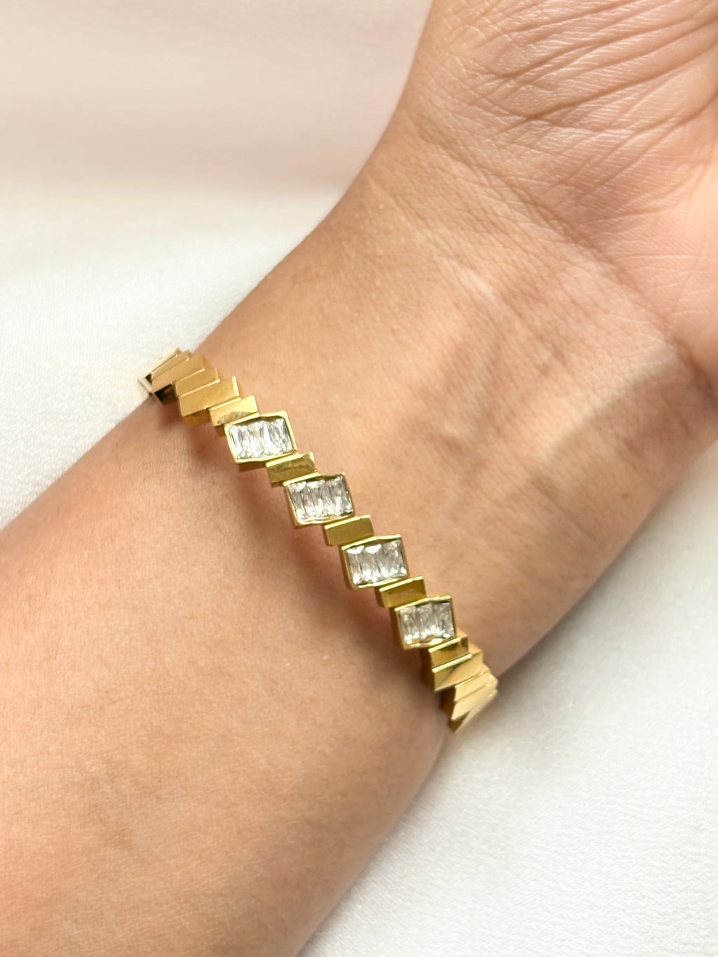 Radiance Step Crystal Bracelet (Baby Size)