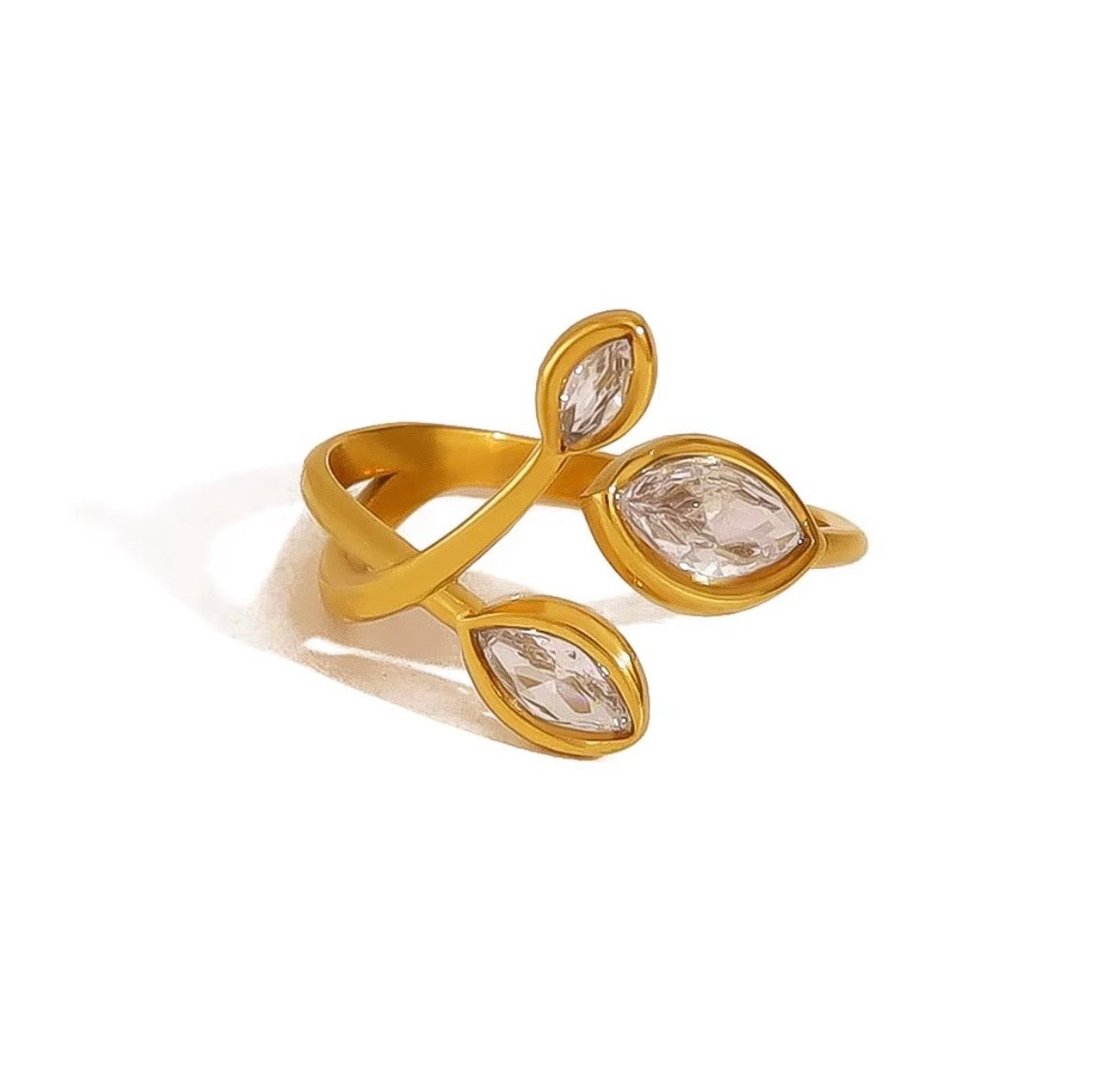 Vine Wrap Ring Gold Vermeil