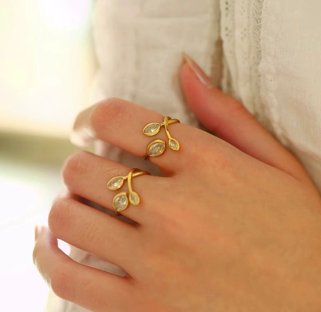 Vine Wrap Ring Gold Vermeil