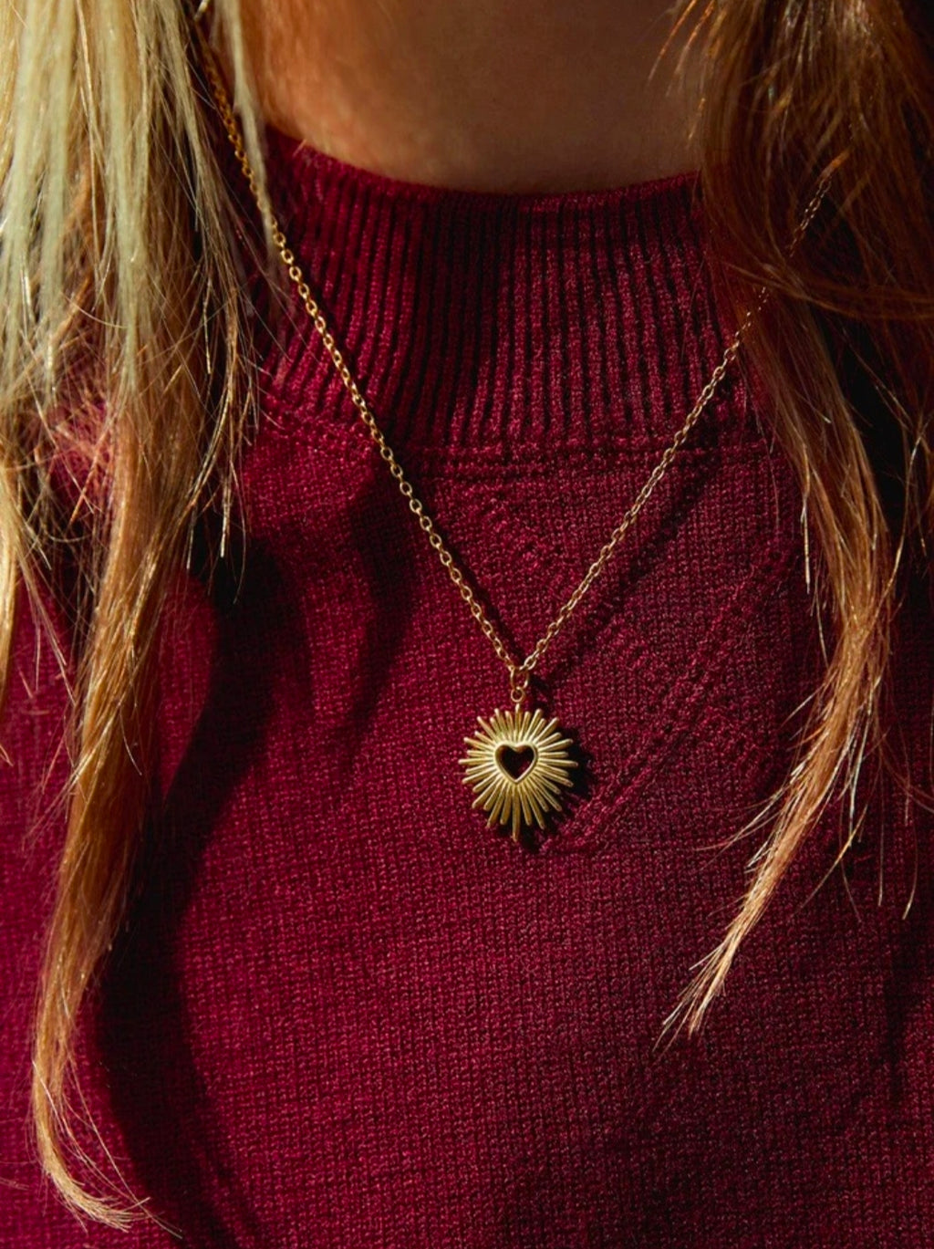 Celestial Heart Ray Pendant