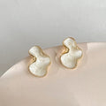 Pearl Bloom Statement Stud Earrings